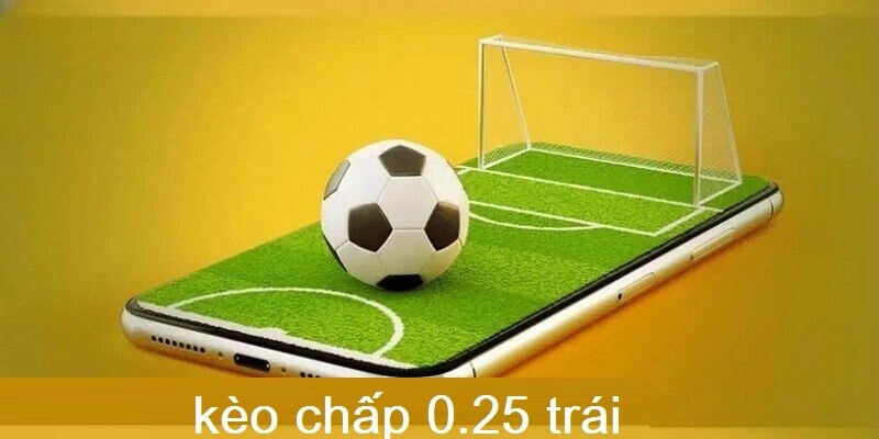Kèo Handicap 0.25 hiểu đơn giản đội cửa trên chấp cửa dưới 0.25 trái